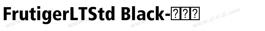 FrutigerLTStd Black字体转换 FrutigerLTStd Black字体转换